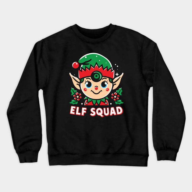 Elf Squad Crewneck Sweatshirt by Trendsdk